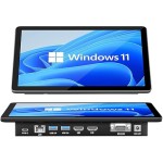 10.1 英寸工业嵌入式面板电脑,Win 11 电脑带 10 点触摸屏,赛扬 N5095 8GB 内存/128GB ROM,双 HDMI 2.0 WiFi 5 蓝牙 5.0