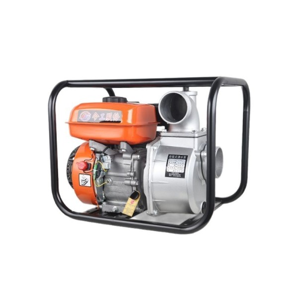 Gasoline pump, household four stroke agricultural irrigation self-priming pump, 2-inch high head high-pressure pump